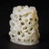 A CARVED WHITE JADE 'DRAGON' CENSER FINIAL LIAO PERIOD - 4