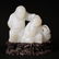A CARVED WHITE JADE 'IMMORTALS' GROUP ,QING DYNASTY