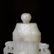 A CARVED WHITE JADE VASE AND COVER ,QING DYNASTY - 5