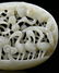 A CARVED WHITE JADE PENDANT.QING PERIOD - 3