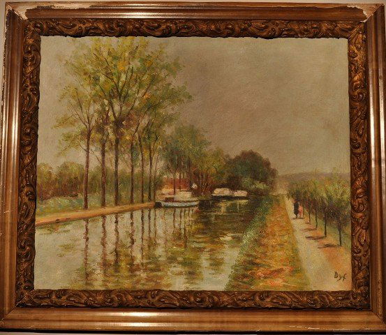 MARCEL DYF (1899-1985): MARCEL DYF (1899-1985) Oil on canvas 17''x21 1/4'' signed DYF in lower right