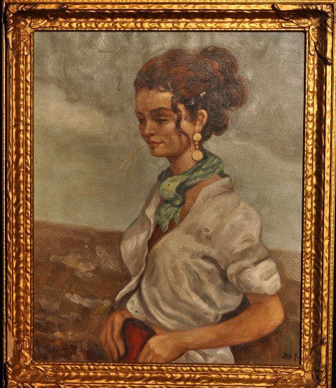 MARCEL DYF (1899-1985): MARCEL DYF (1899-1985) Oil on canvas 21 1/2''X17 1/4'' signed DYF in lower right