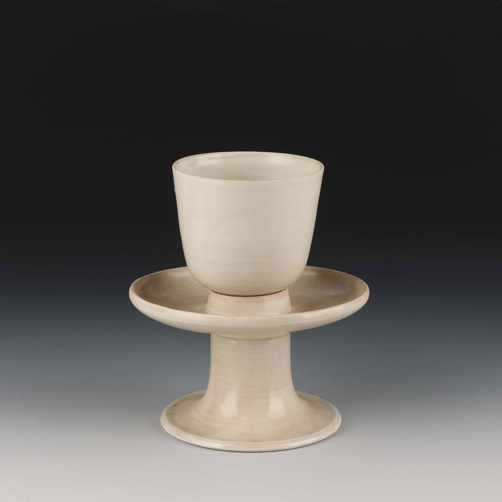 A DINGYAO-GLAZED TEA CUP.SONG DYNASTY (1 of 9)