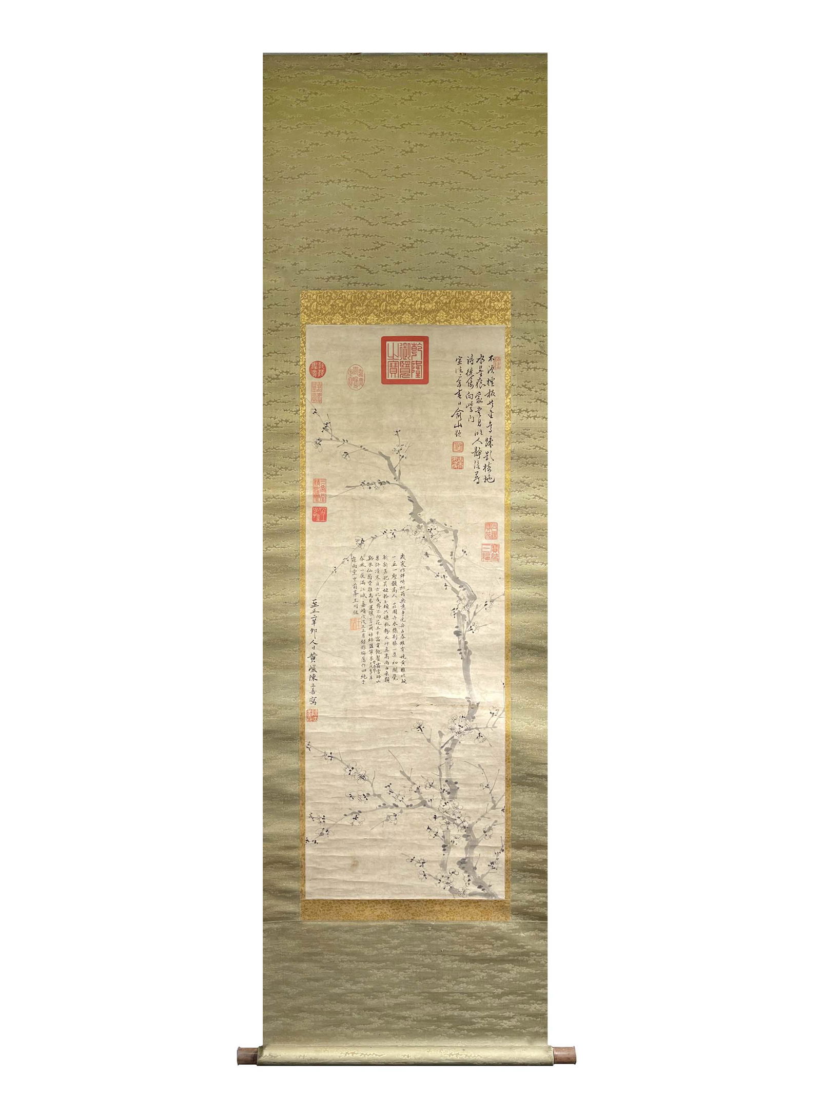 CHEN LI SHAN: CHEN LI SHAN 陈立善 绢本立轴