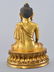 A GILT-BRONZE FIGURE OF SAKYAMUNI BUDDHA - 4
