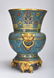 A LARGE GILT BRONZE CLOISONNE ENAMEL VASE - 3