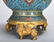 A LARGE GILT BRONZE CLOISONNE ENAMEL VASE - 6