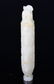 A CARVED WHITE JADE POMANDER - 3