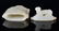 A CARVED WHITE JADE POMANDER - 4