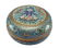 A LARGE CLOISONNE ENAMEL AND GILT-BRONZE BOX AND COVER