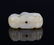 A CARVED WHITE JADE BOY'S PLAQUE - 4