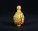 A GILT-BRONZE ENAMELLED SNUFF BOTTLE - 3