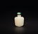 A WHITE JADE SNUFF BOTTLE