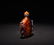 A CARVED AMBER SNUFF BOTTLE - 3