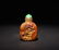 A CARVED AGATE SNUFF BOTTLE