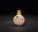 A PAINTED ENAMEL WHITE GLASS SNUFF BOTTLE