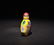 A PAINTED ENAMEL WHITE GLASS SNUFF BOTTLE - 3