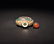A PAINTED SILVER INLAID GLASS SNUFF BOTTLE - 4