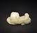 A CARVED WHITE JADE BEAST - 2