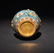 A GILT BRONZE CLOISONNE ENAMEL DRAGON VASE - 6