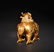 A GILT-BRONZE LION BURNER - 4
