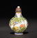 A FAMILLE-ROSE ENAMELLED BRONZE SNUFF BOTTLE - 2
