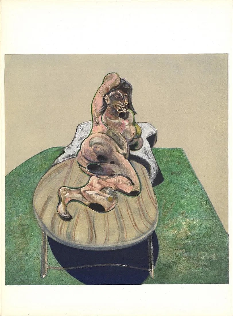 Francis Bacon "Henrietta Moraes" Unsigned Lithograph Sold After (1 of 1)