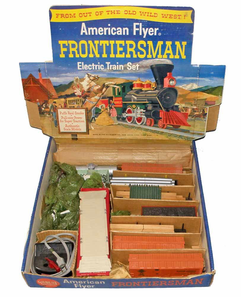 BOXED AMERICAN FLYER FRONTIERSMAN TRAIN SET