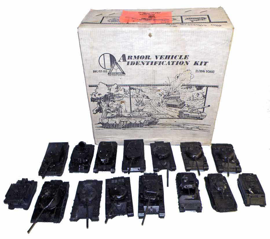 Vehicle Id Army 3 BOXED US ARMY ARMOR VEHICLE ID KIT