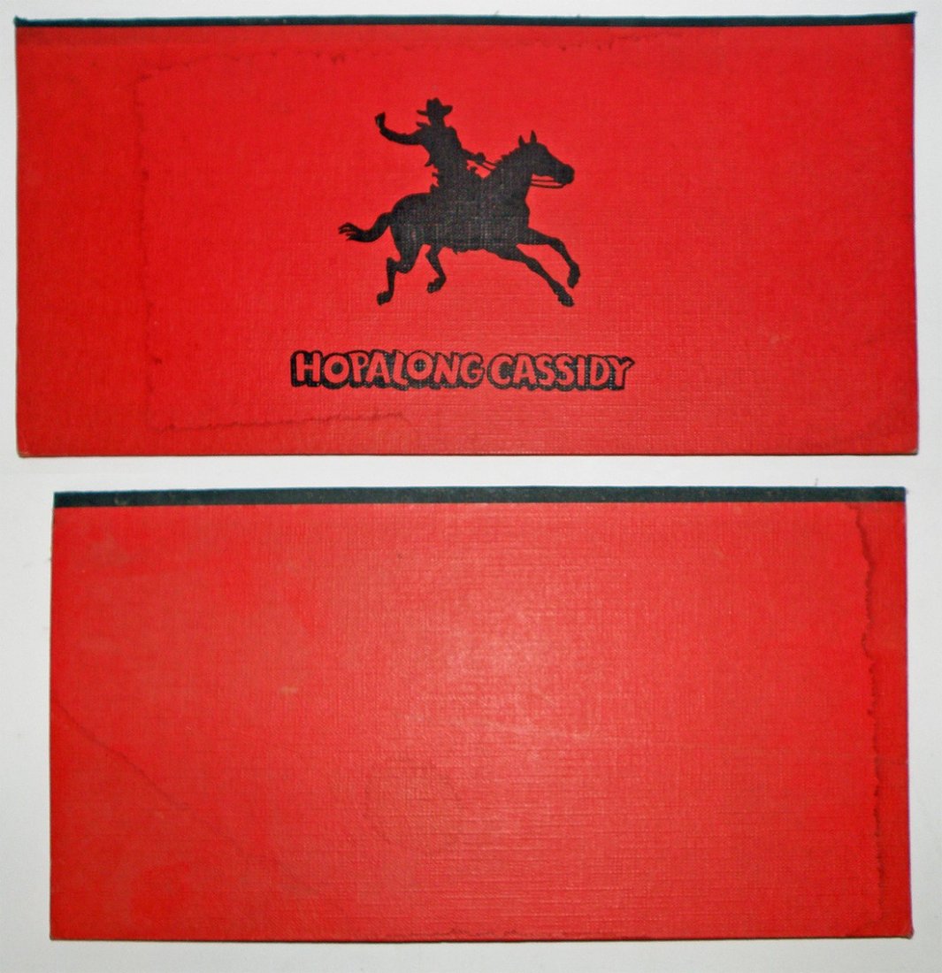 HOPALONG CASSIDY GAME BOARD: Also comes with Buckaroo game board. Minor wear. Largest 18 1/2'' X 18 1/2''