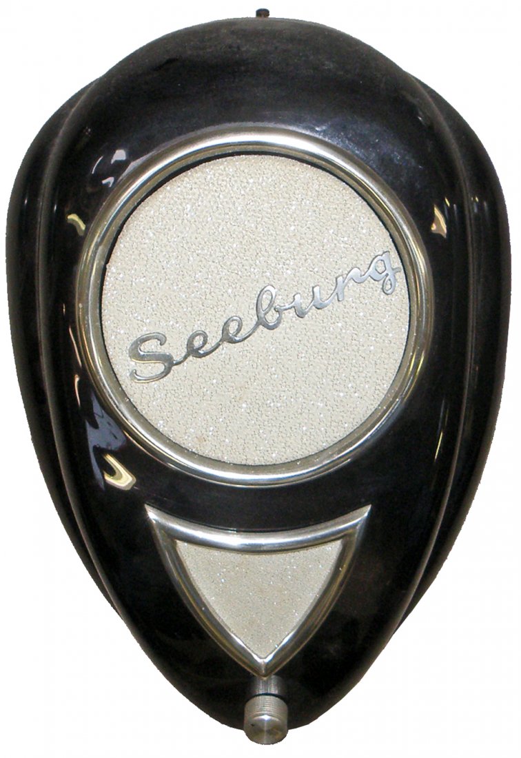 SEEBURG TEARDROP WALL SPEAKER: Made by DB Product. 17" long x 11 1/4" wide