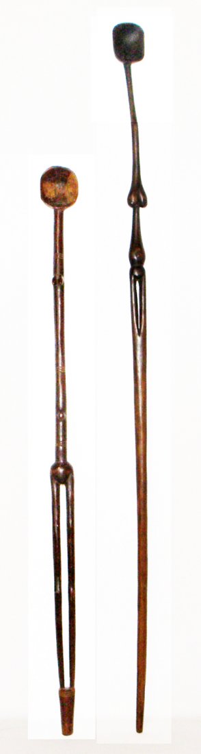 MAKONDE CEREMONIAL STAFF SET (1 of 2)