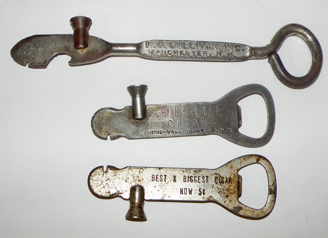 THREE CIGAR ADVERTISING CIGAR BOX TOOLS - BOTTLE (1 of 2)