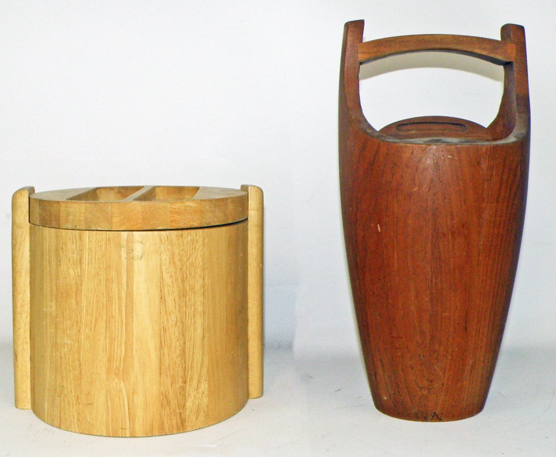 TWO DANISH MODERN ICE BUCKETS (1 of 3)