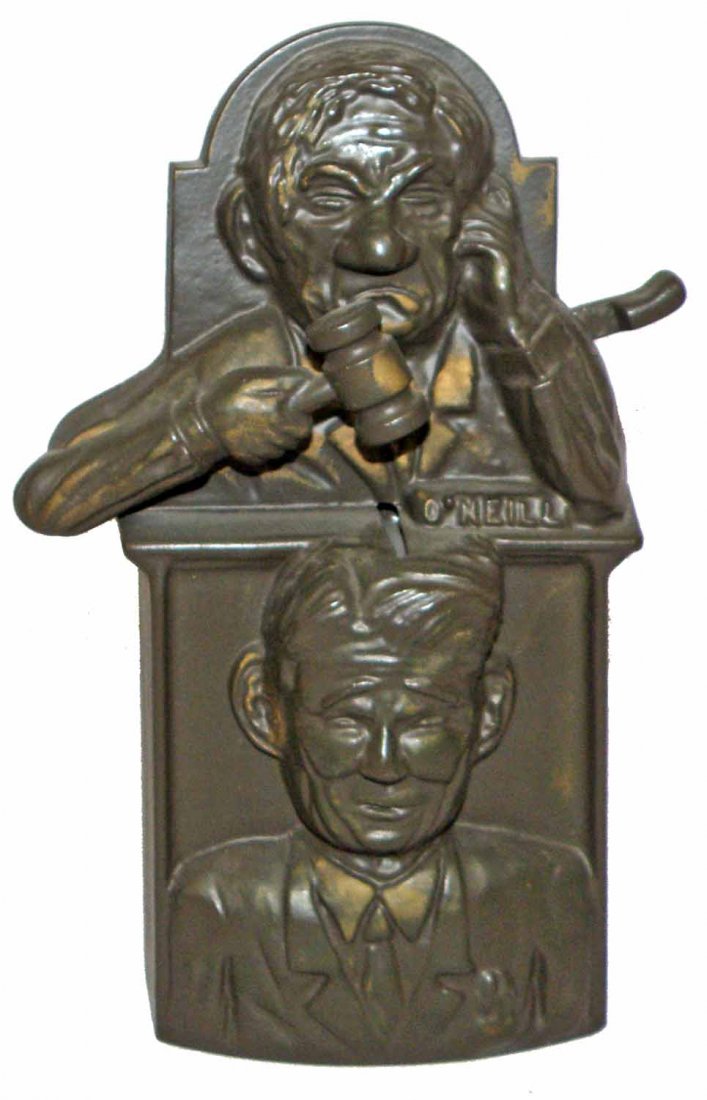REAGAN - O'NEIL POLITICAL MECHANICAL BANK (1 of 2)