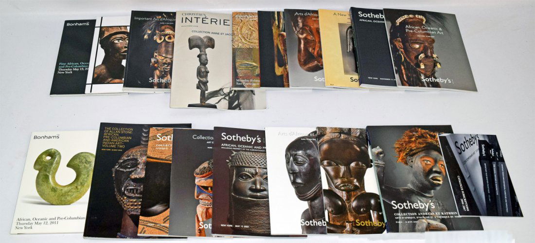 LOT OF ETHNOGRAPHIC AUCTION CATALOGS (1 of 1)