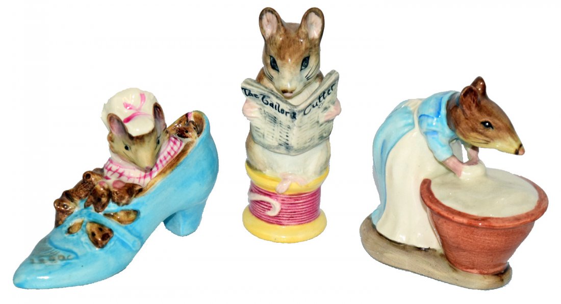 THREE BESWICK BEATRIX POTTER FIGURES (1 of 3)