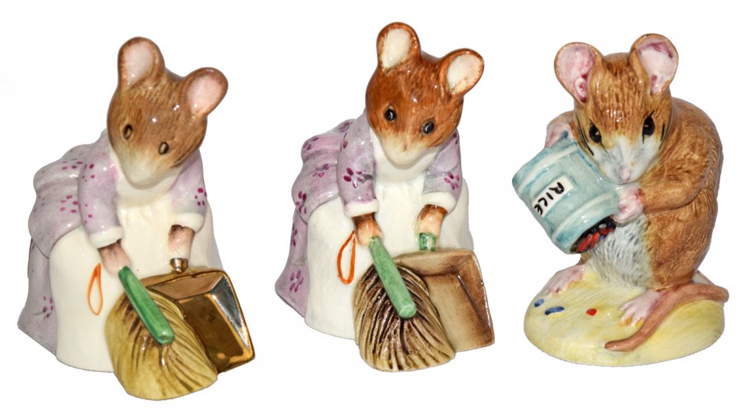 THREE BEATRIX POTTER HUMCA MUNCA'S (1 of 3)