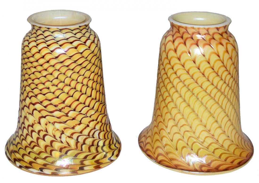 TWO ORIENT & FLUME LAMP SHADES (1 of 3)