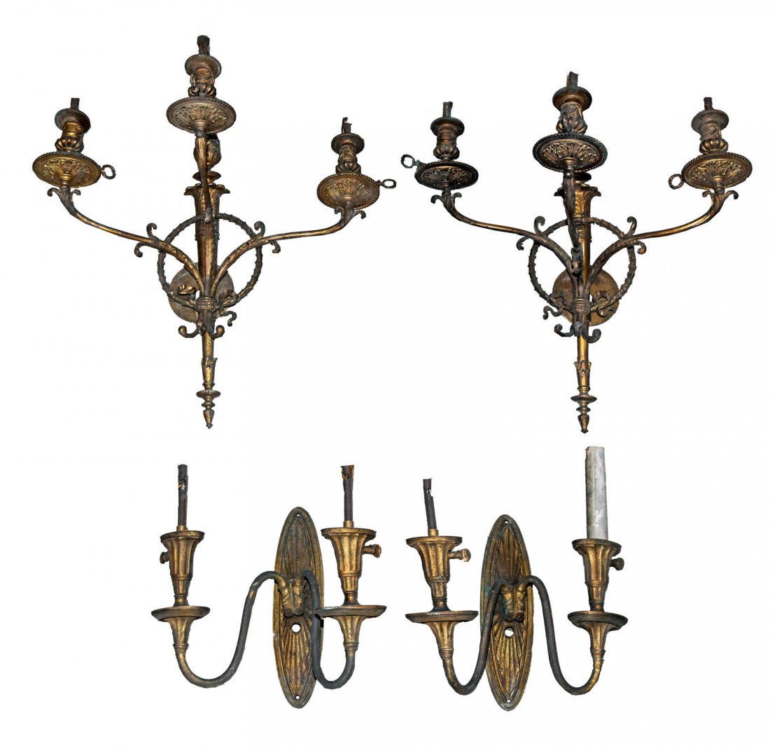 FOUR EARLY GAS LAMPS (1 of 6)