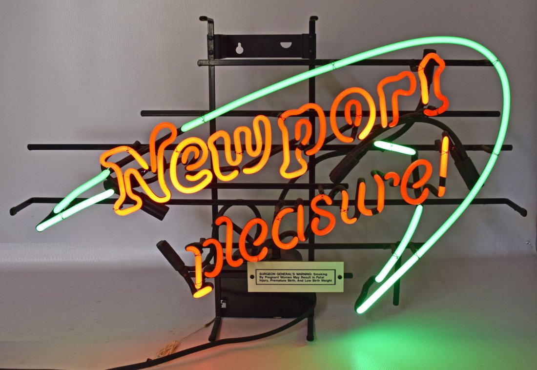 NEWPORT CIGARETTE NEON SIGN (1 of 3)