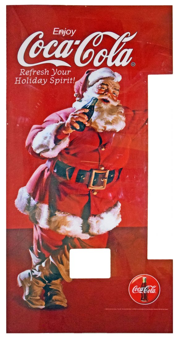 SANTA CLAUS COCA-COLA MACHINE FRONT (1 of 1)