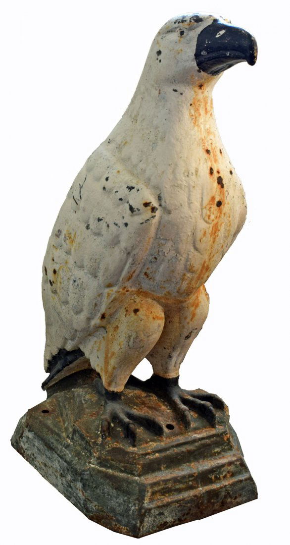 ORIGINAL CAST IRON WHITE EAGLE GAS STATION FIGURE (1 of 6)