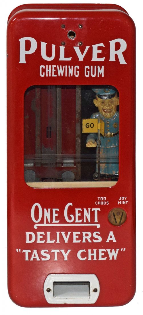 PULVER POLICEMAN GUM MACHINE (1 of 5)