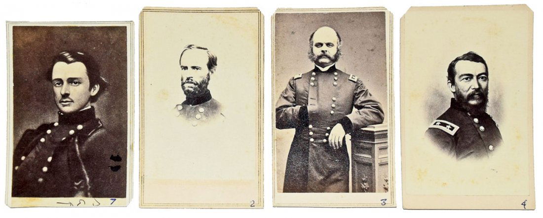 FOUR CIVIL WAR CDV'S (1 of 2)