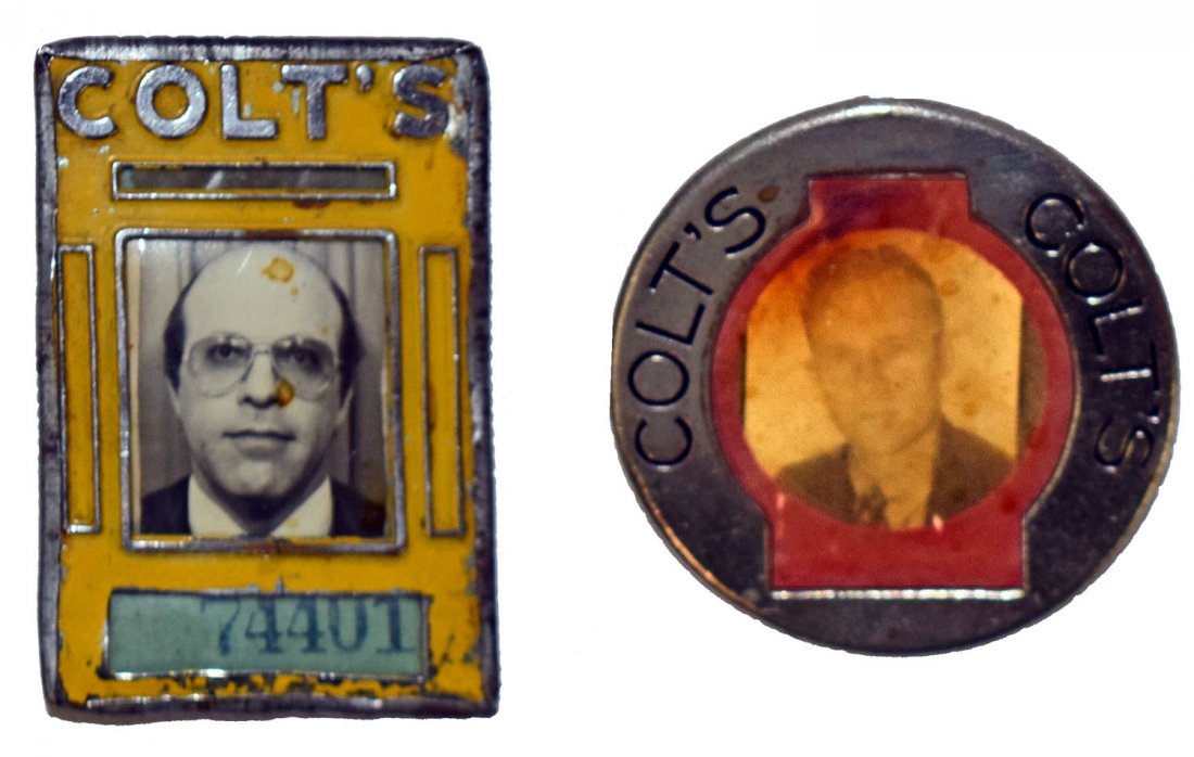 TWO ARMS FACTORY BADGES (1 of 2)