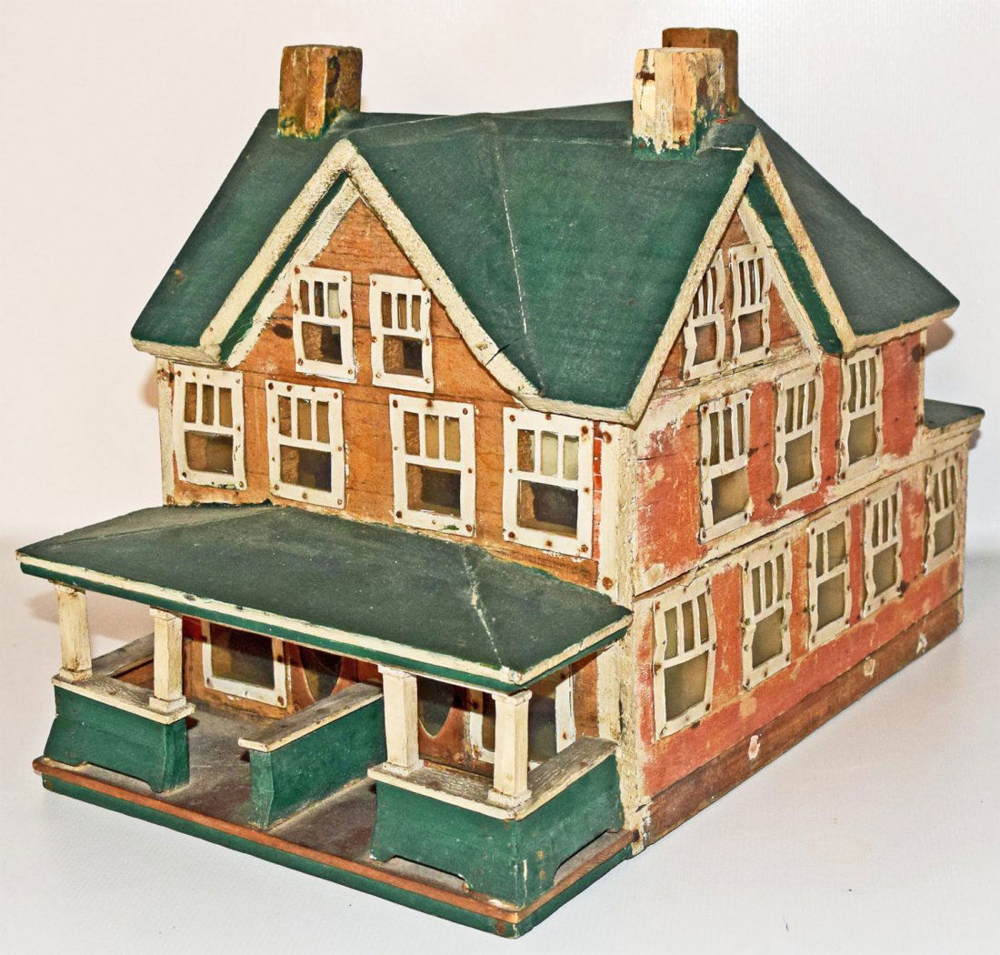 DOLLHOUSE MADE FROM DYNAMITE CRATE (1 of 6)