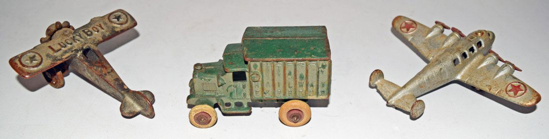 THREE CAST IRON TOYS (1 of 4)