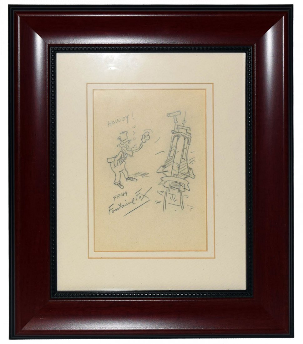 ORIGINAL TOONERVILLE DRAWING BY FONTAINE FOX (1 of 1)