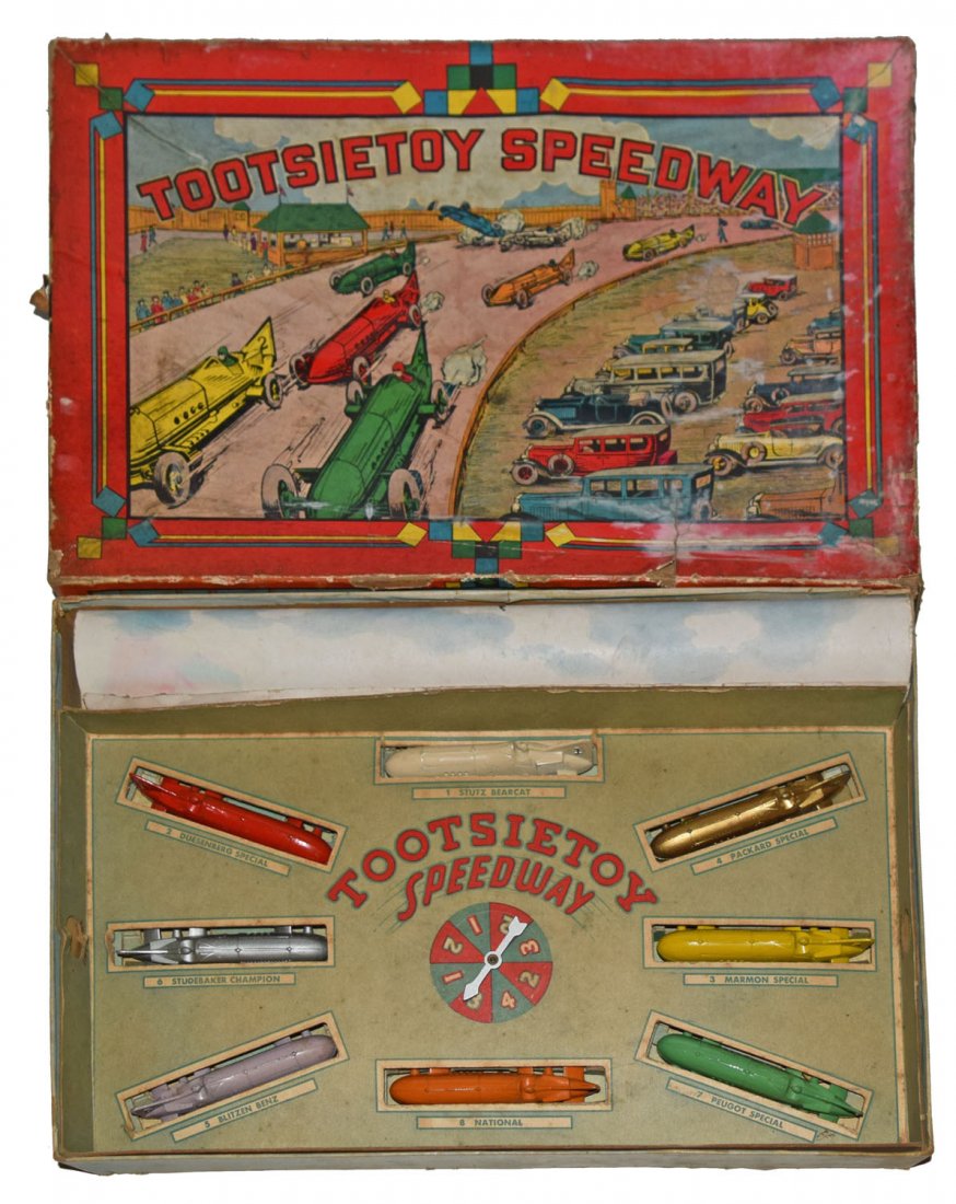 BOXED TOOTSIE TOY SPEEDWAY SET (1 of 6)